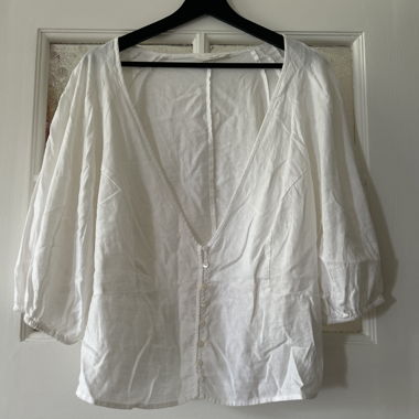 Flowy White Blouse