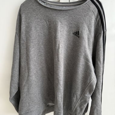 Maglione Adidas vintage grigio