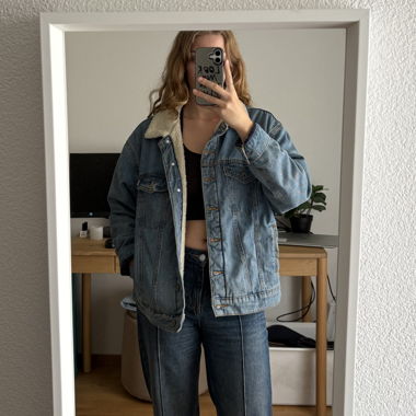 Padded Denim Jacket