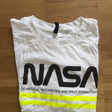 T-shirt NASA bianco