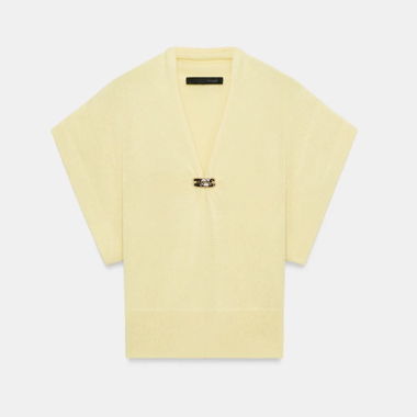 Yellow Knit Top