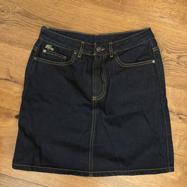 Gonna di jeans Lacoste blu scuro