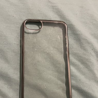 Handyhüllr mit Silber Umrandung