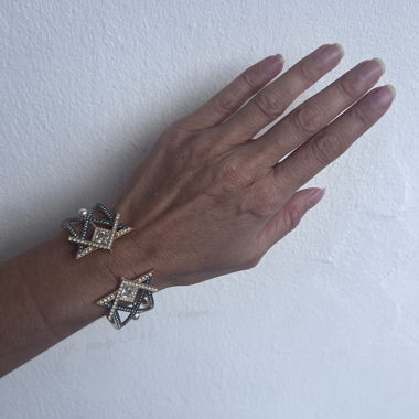 Geometric Cuff Bracelet