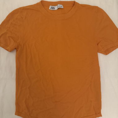 T-shirt Zara arancione