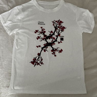 T-shirt Japonais à Cerisiers en Fleurs