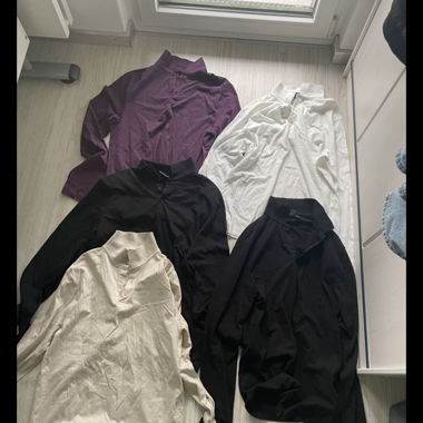 5x ASOS polos manches longues taille M