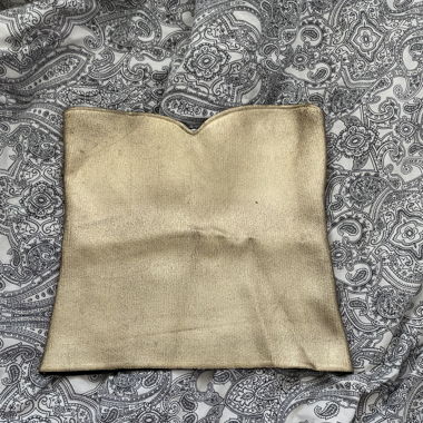 Gold Zara tube top
