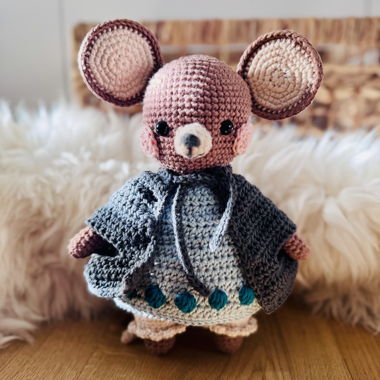 Peluche au crochet Souris Amigurumi