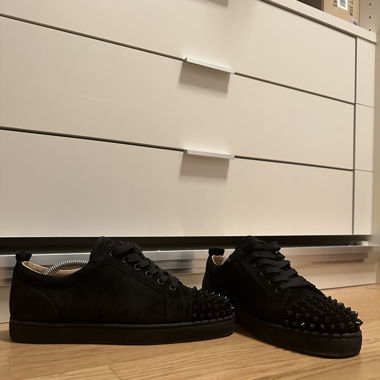 Christian Louboutin Juniorspikes Schwarz