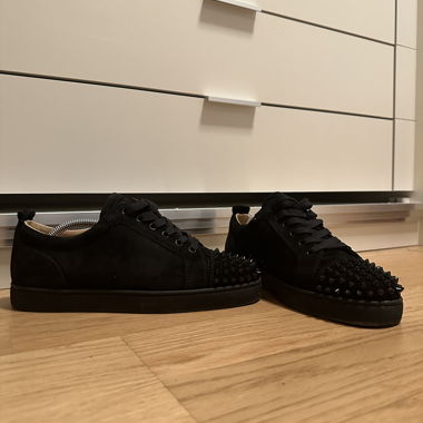 Christian Louboutin Juniorspikes Schwarz
