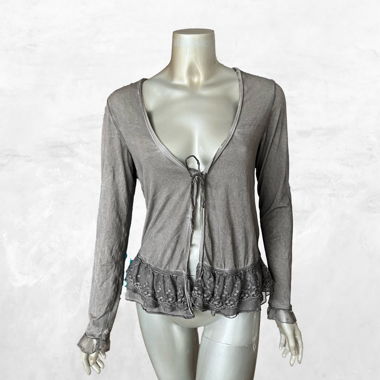 vintage grey cardigan