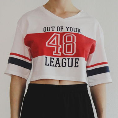 Oversized Crop-Top