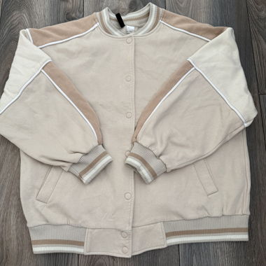 Beige Jacke