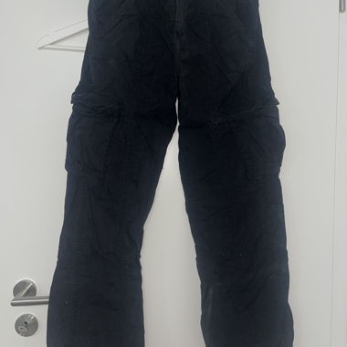 Pantalons cargo noirs