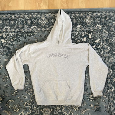 Hoodie Gris Magenta