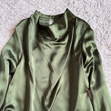 Zara Green Blouse Size S