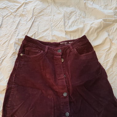 weinroter Jeansrock