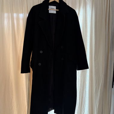 Manteau noir ZARA