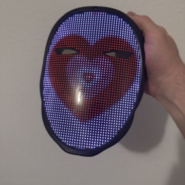 LED Mask with Light Indicator
