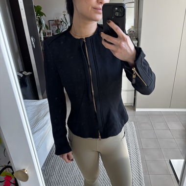 Versace black jacket xs