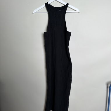 Robe côtelée noire Nike