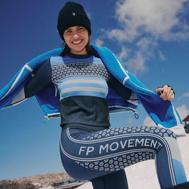 Free People – Thermounterwäsche-Set für Ski