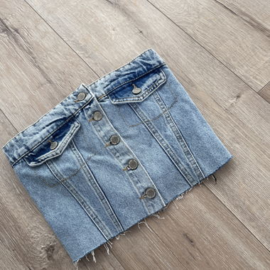 Ruzu Jeans Bustier Top EU 36