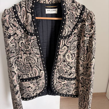 Giacca Saint Laurent Paisley FR38