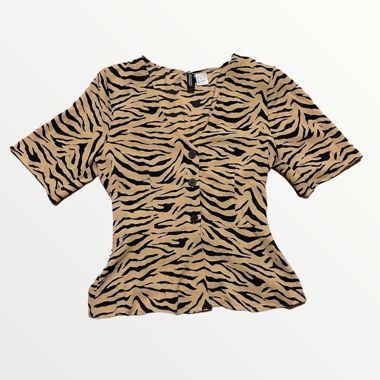 Top con stampa tigre
