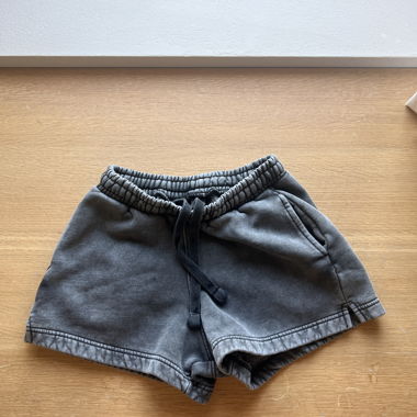Grey Sweatshorts with Drawstring