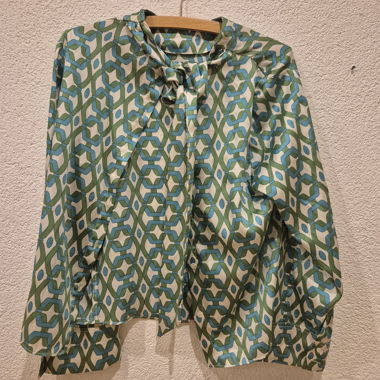 Chemisier femme MNG à motifs