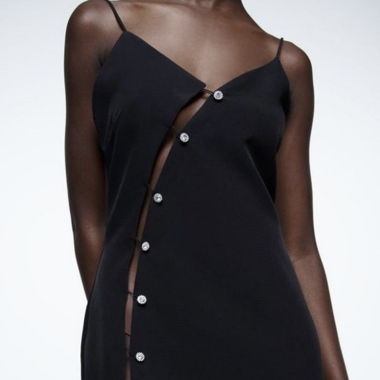 Robe noire Zara