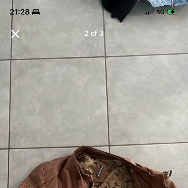Veste en cuir 