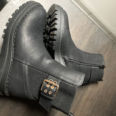Anna Field Wide Fit ankle boots black size 38