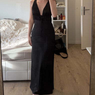 Abito maxi nero