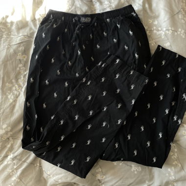 Pantalon de pyjama imprimé Pony Player noir