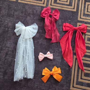 Set of Decorative Hair Bows