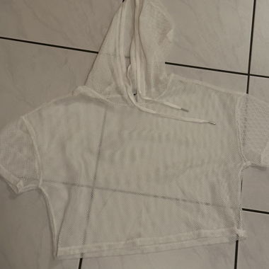 T-shirt trasparente bianco