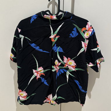 Levi's Floral Shirt Black