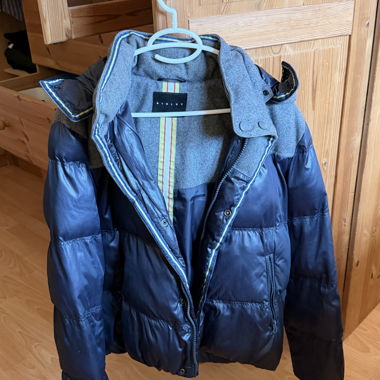 Vintage Sisley Giacca Trapuntata/Puffer – molto calda