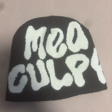 Cappellino in maglia nero