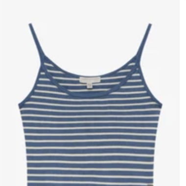 Blau Croptop