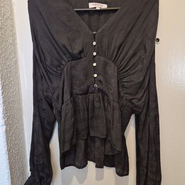 Blusa nera Morgan taglia 38