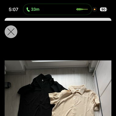 3 Summer Shirts, NEW black,beige,white
