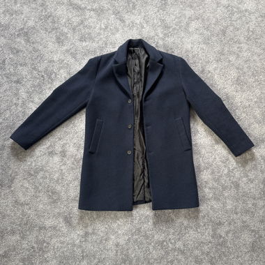 Wintermantel, blau, Grösse XL, fällt wie Grösse L aus