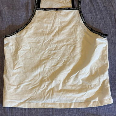 Canotta Calvin Klein Jeans bianca Taglia M