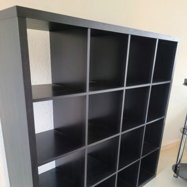 KALLAX Regal, schwarz, 147x147 cm