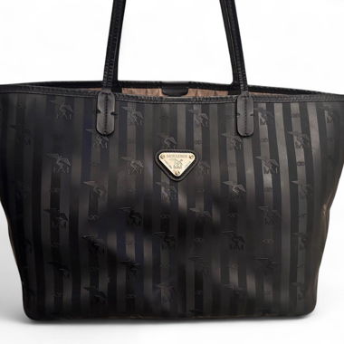 Mollerus Shopper velour classic black/gold 