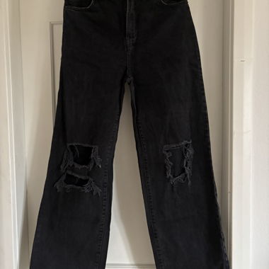 Jeans destroyed nero